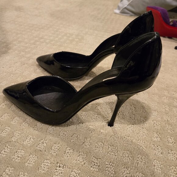 Miu Miu Patent Black Pumps - Picture 3 of 8